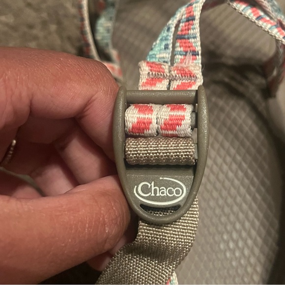 Chaco Women ZX2 Dolman Pine Classic Comfort Sandal blue & pink 10W - Picture 9 of 9